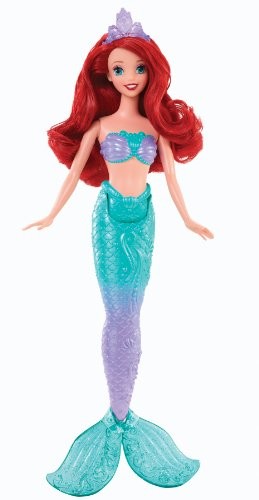 ariel swimming mermaid doll