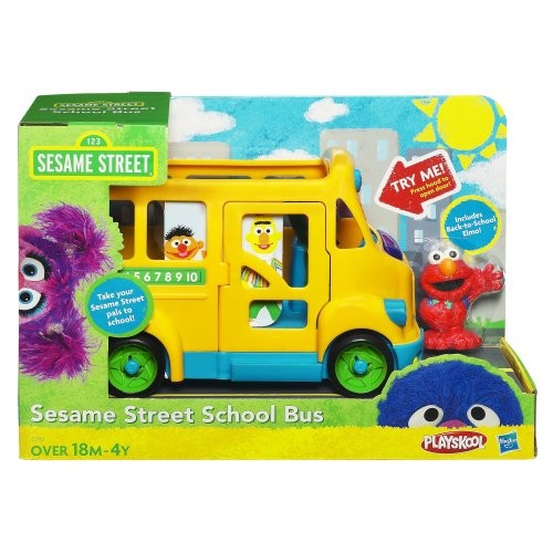 playskool sesame street school bus