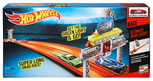 hot wheels drag race track set