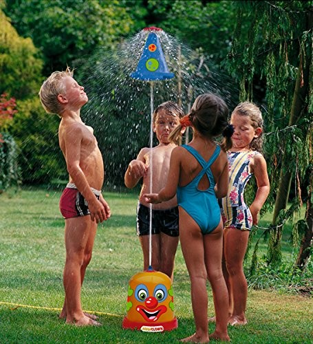 clown sprinkler with hat