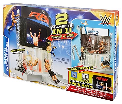 wwe electronic ultimate entrance stage playset