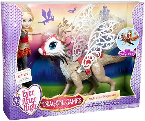 ever after high apple white dragon