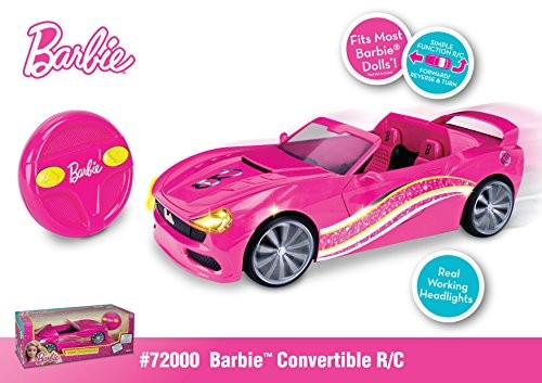 toy state nikko rc barbie convertible vehicle