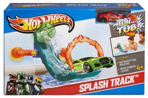 mattel hot wheels splash track tub set