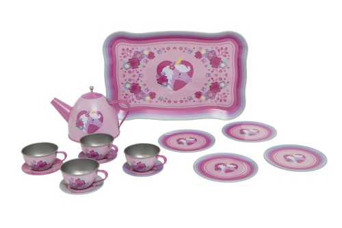 tin tea set toy