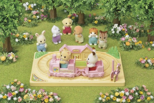 Sylvanian Families Nursery, School, Bus, Babies, Train, Choo Choo