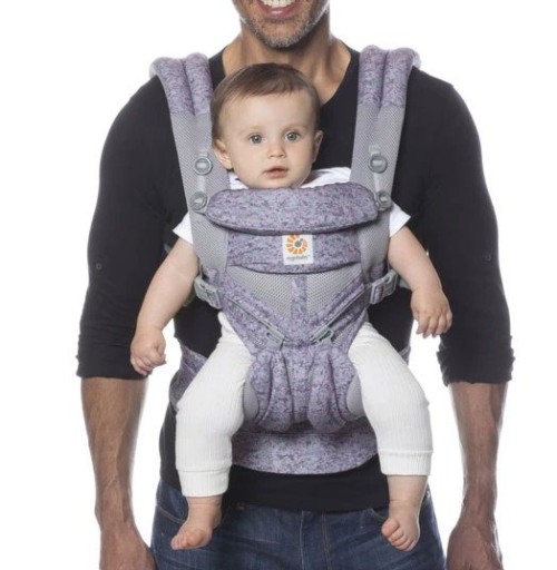 pink camo baby carrier