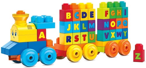 mega bloks building basics abc learning train