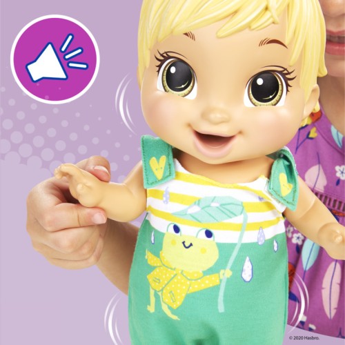 Baby Alive Baby Gotta Bounce - Blonde Hair Doll With Frog Outfit | Buy ...