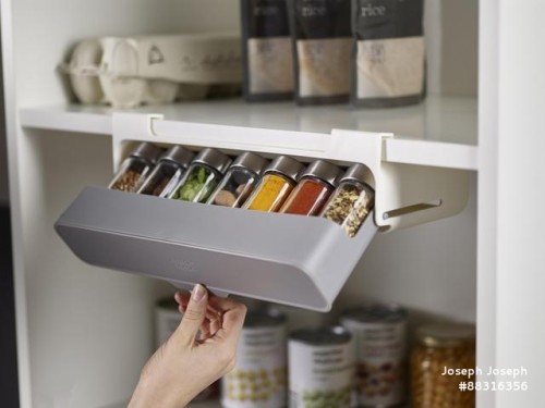 CupboardStore™ Expandable Gray Shelf