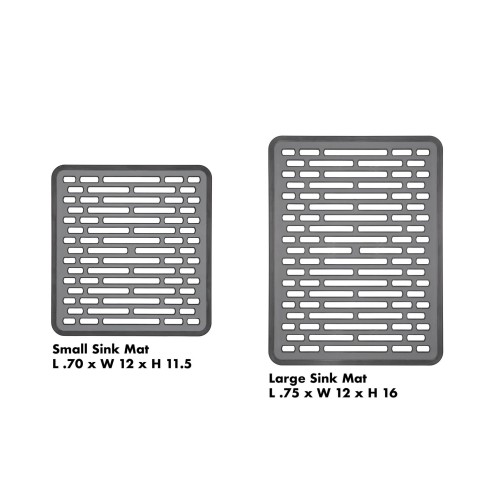OXO Good Grips 11.5 In. x 12.25 In. Gray Sink Mat