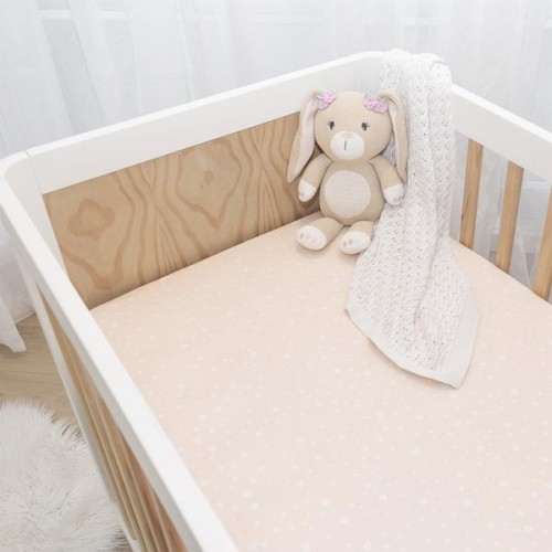 Floral cot bed clearance sheet