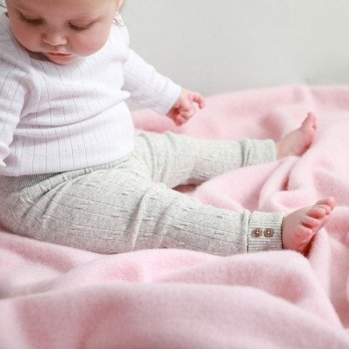 Onkaparinga Australian Wool Baby Blanket Pink Cot Buy online