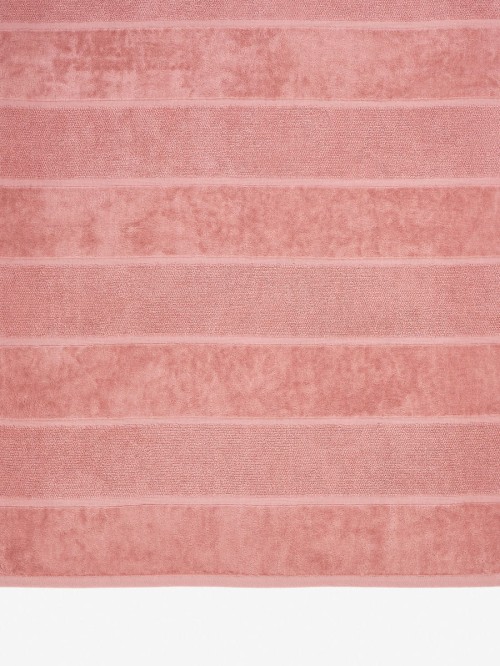 VELOUR STRIPED BATH SHEET